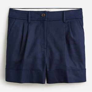 J crew Remi short in stretch linen blend